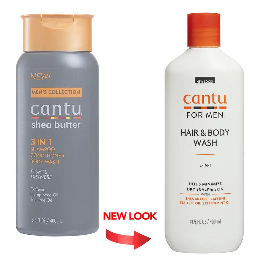 Cantu SB Men's Collection 3 IN 1 Shampoo Cond.. Bodywash